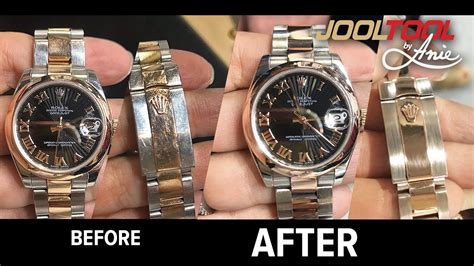 how to polish rolex bracelet